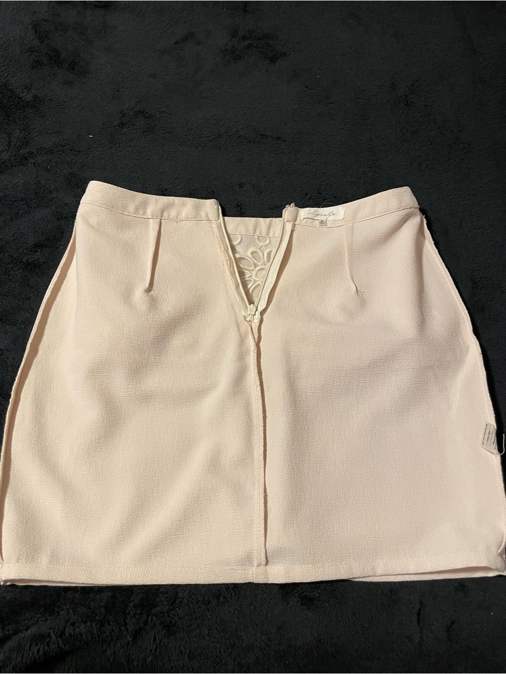 Sugarlips Embroidered Cream Mini Skirt - Picture 8 of 12